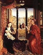 Rogier van der Weyden St Luke Drawing the Portrait of the Madonna oil painting on canvas